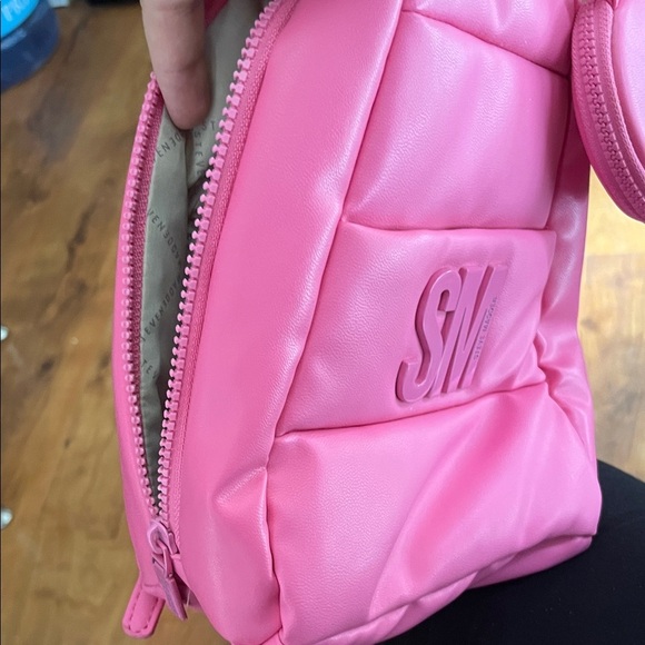 Steve Madden Pink Padded Backpack with Coin Pouch - Picture 12 of 13